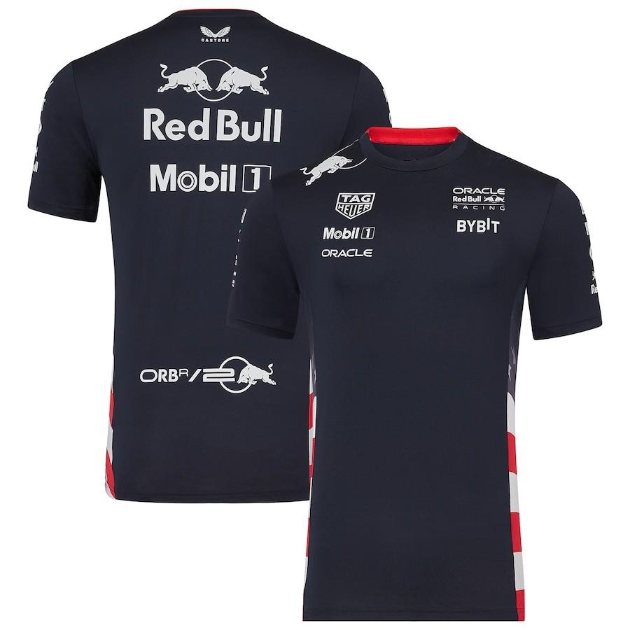 Baibao QIQI Formula1 Team Racing New Men's Women's Racing Jersey Team Outdoor Sports Quick Dry Comfortable Top Training T Shirt For Men XL