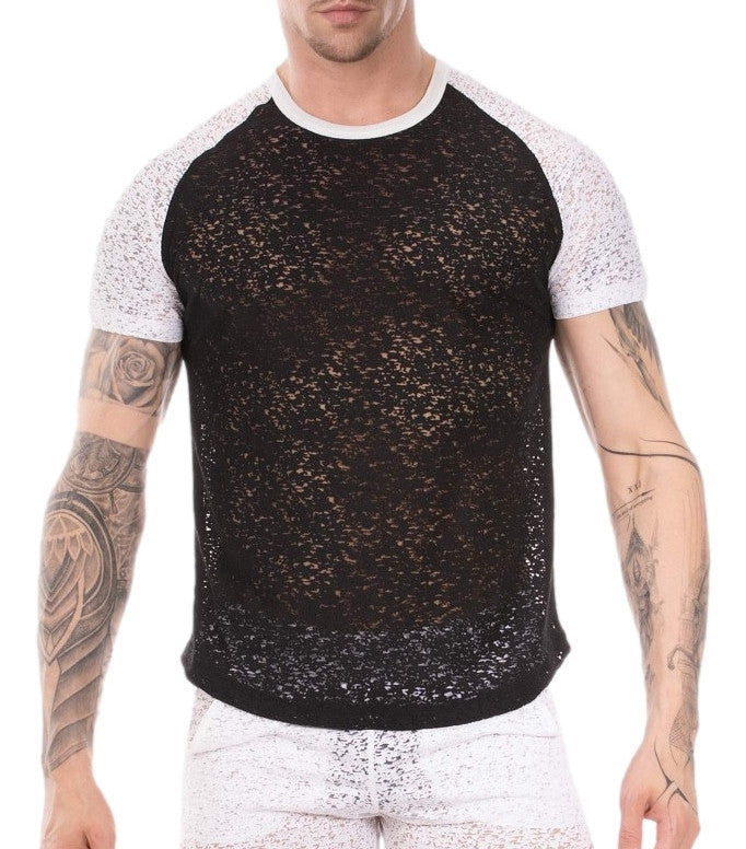 Kamasutoys Sexy T-shirt Micah Noir-Blanc - Barcode Berlin - T-shirt