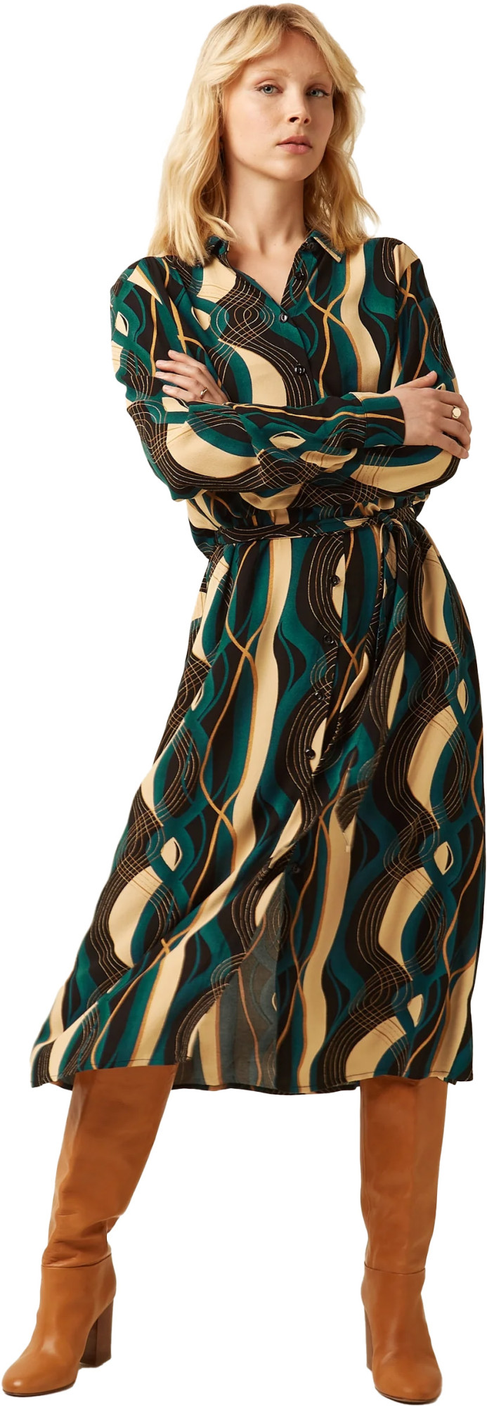 King Louie Olive dress elysse