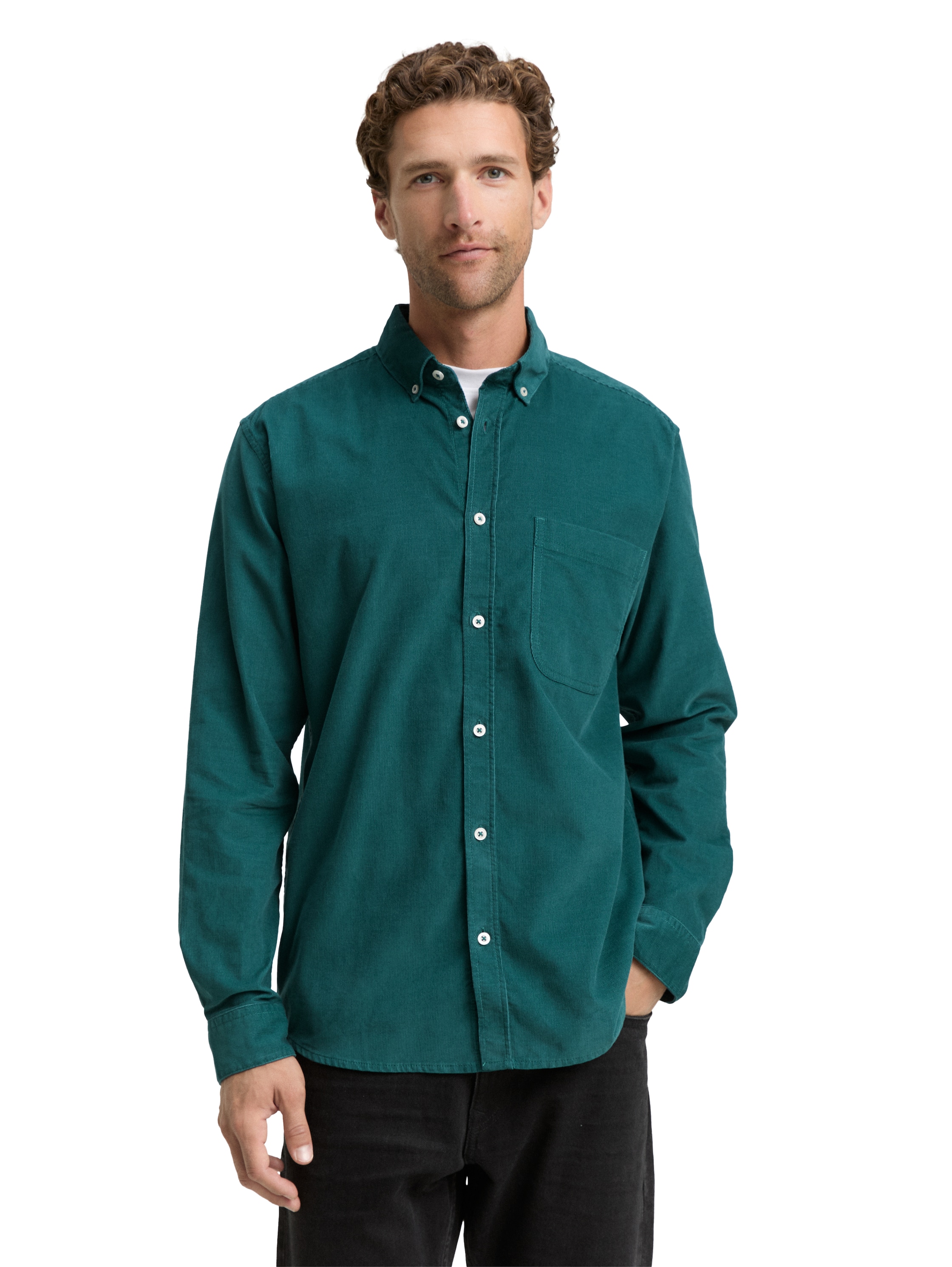 Tom Tailor Soft corduroy shirt