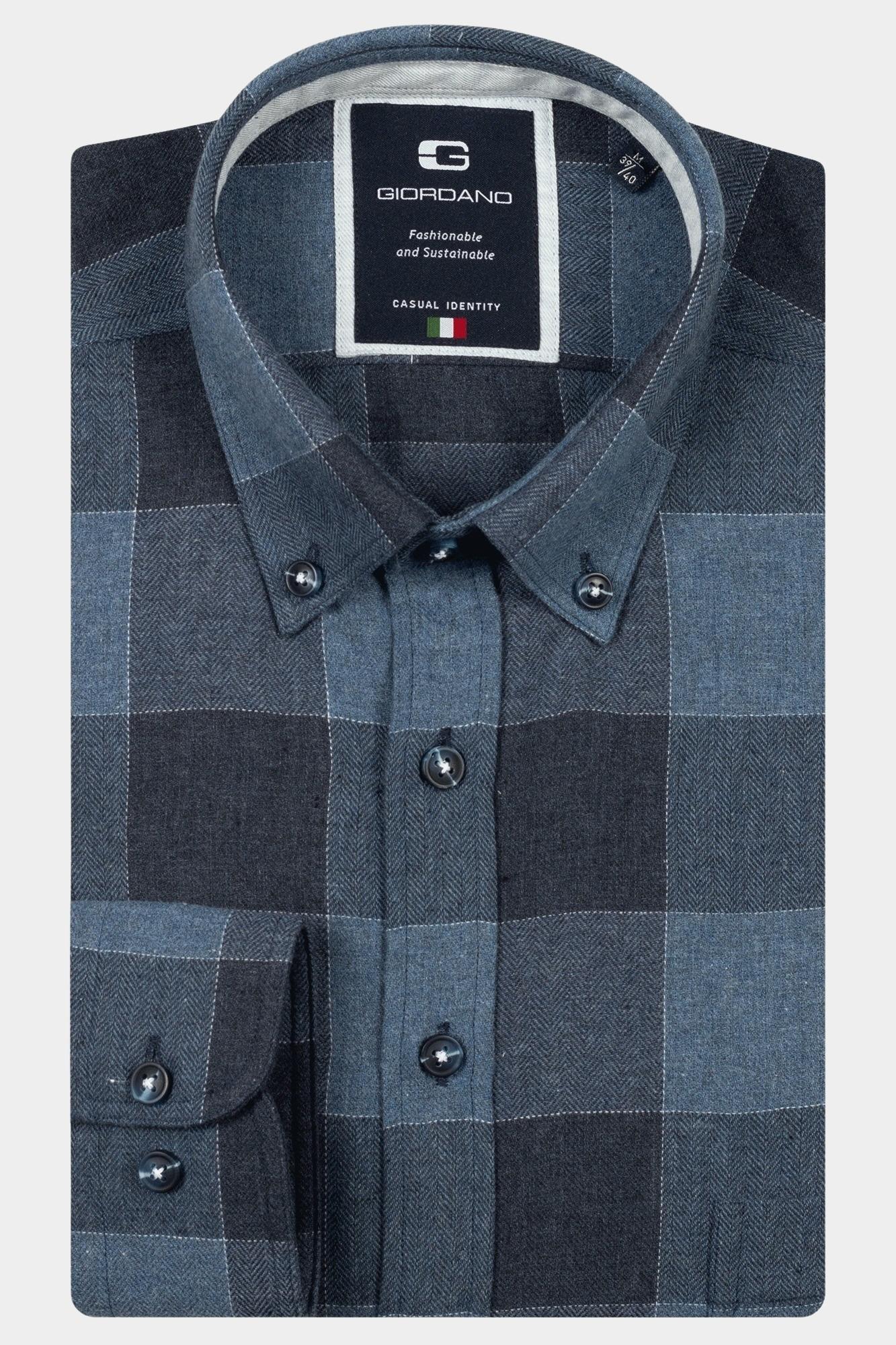 Giordano Casual hemd lange mouw brando long sleeve button dow 527303/60