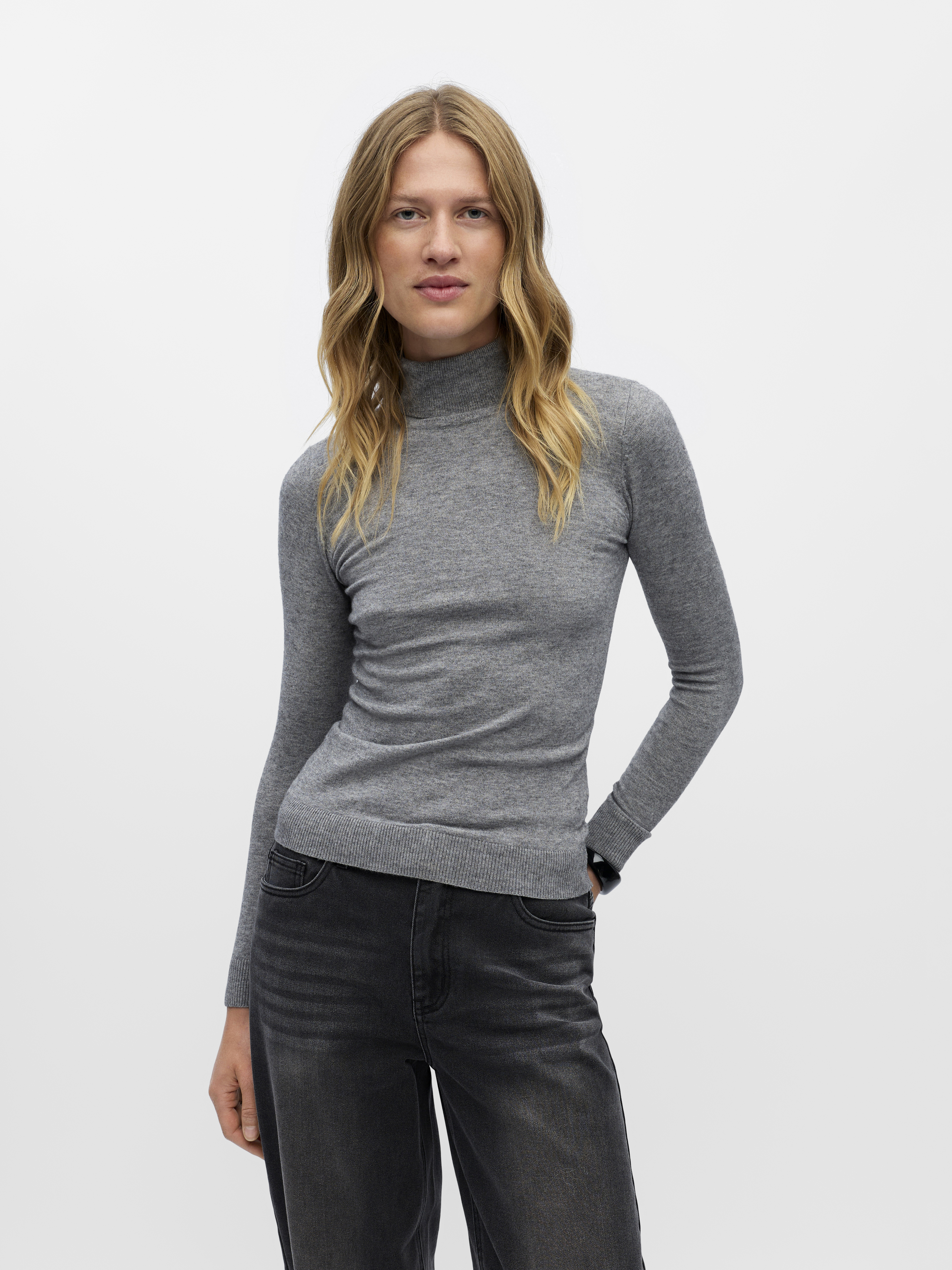 Object Objthess l/s rollneck knit pullover