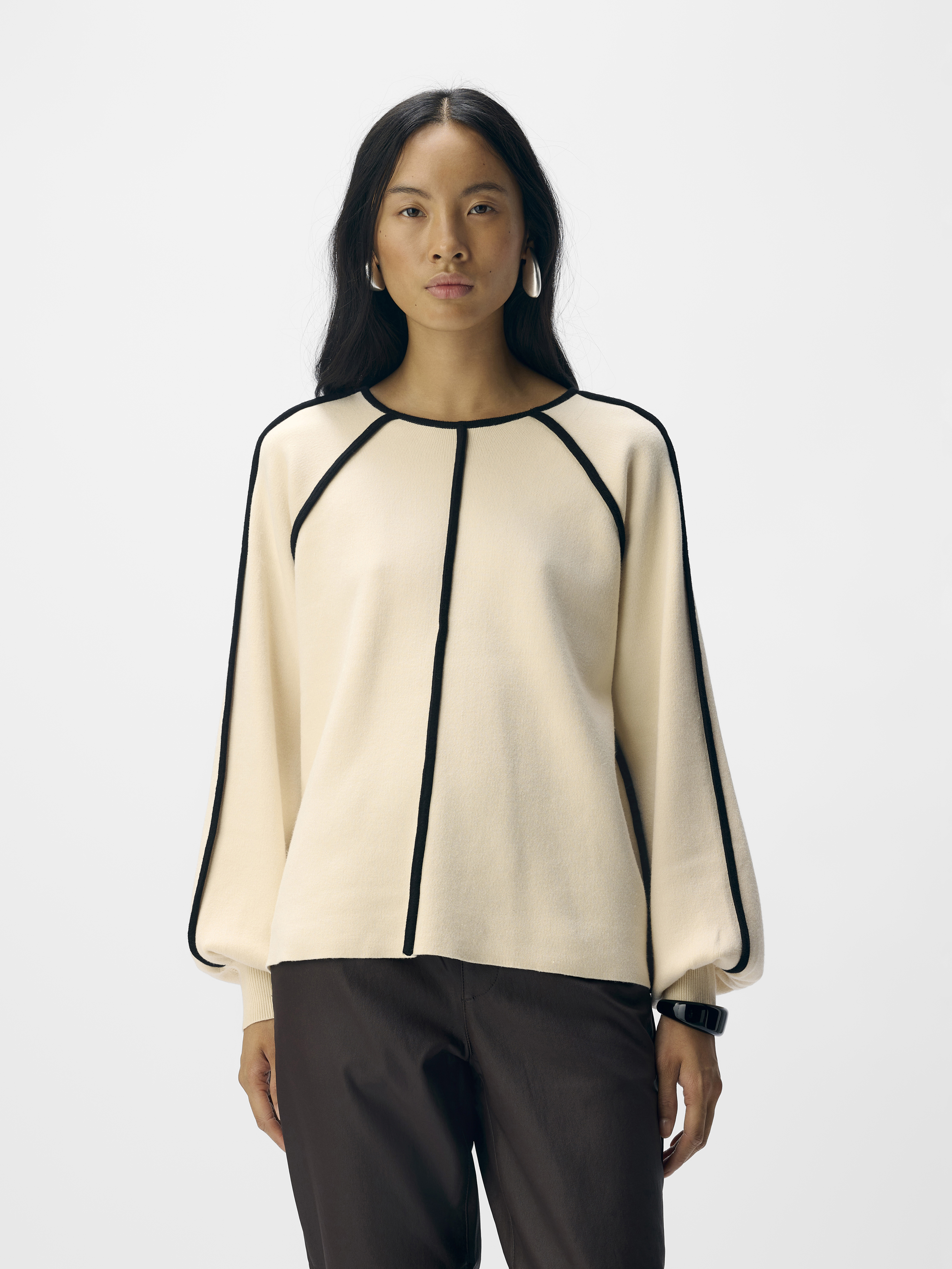 Object Objreynard ls lo contrast pullover