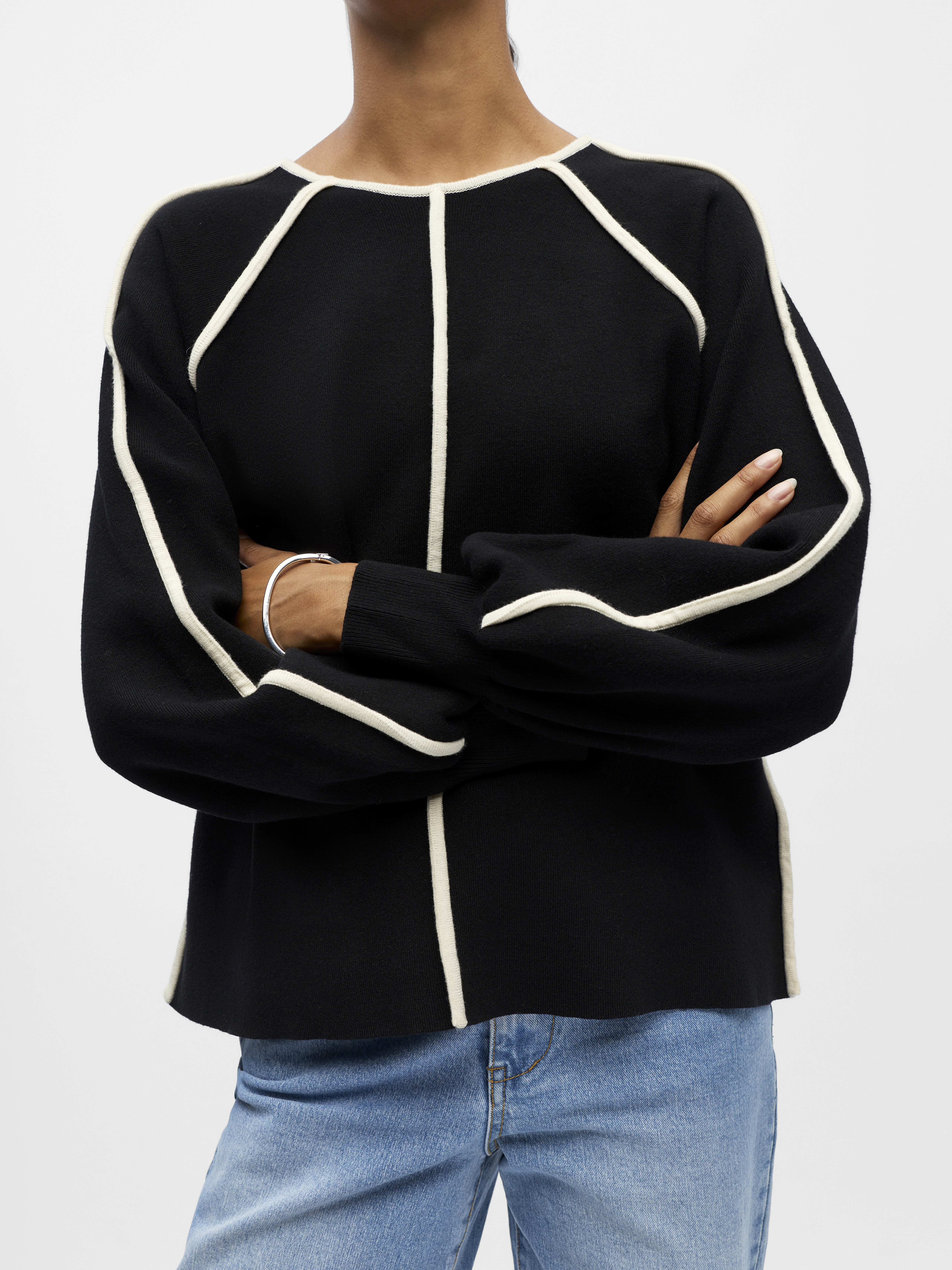 Object Objreynard ls lo contrast pullover