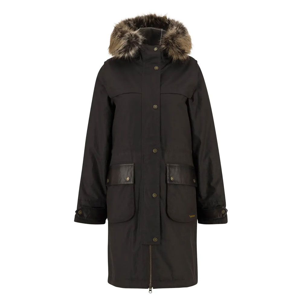 Barbour Dames Waxjas Durham City Parka Rustic