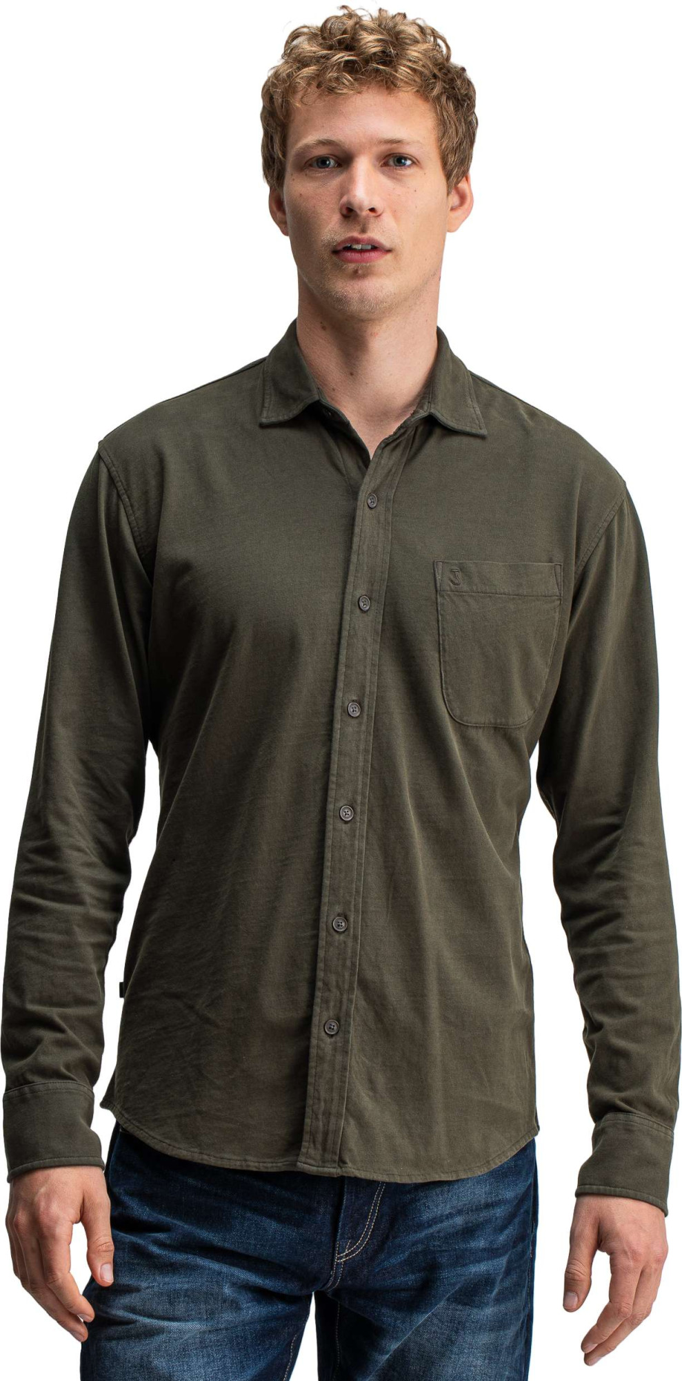 Butcher of Blue Aidan peached jersey shirt