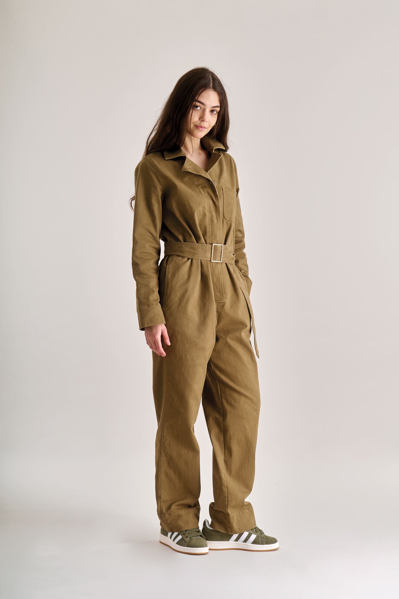KOMODO Damen vegan Jumpsuit Lyon Olive