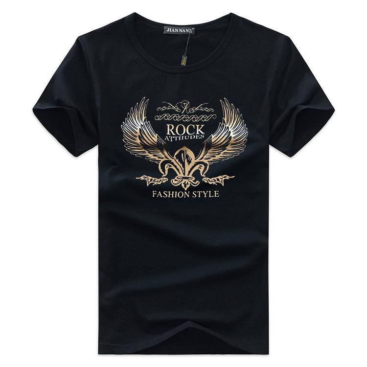 Bistrota Casual katoenen T-shirt met korte mouwen voor heren L