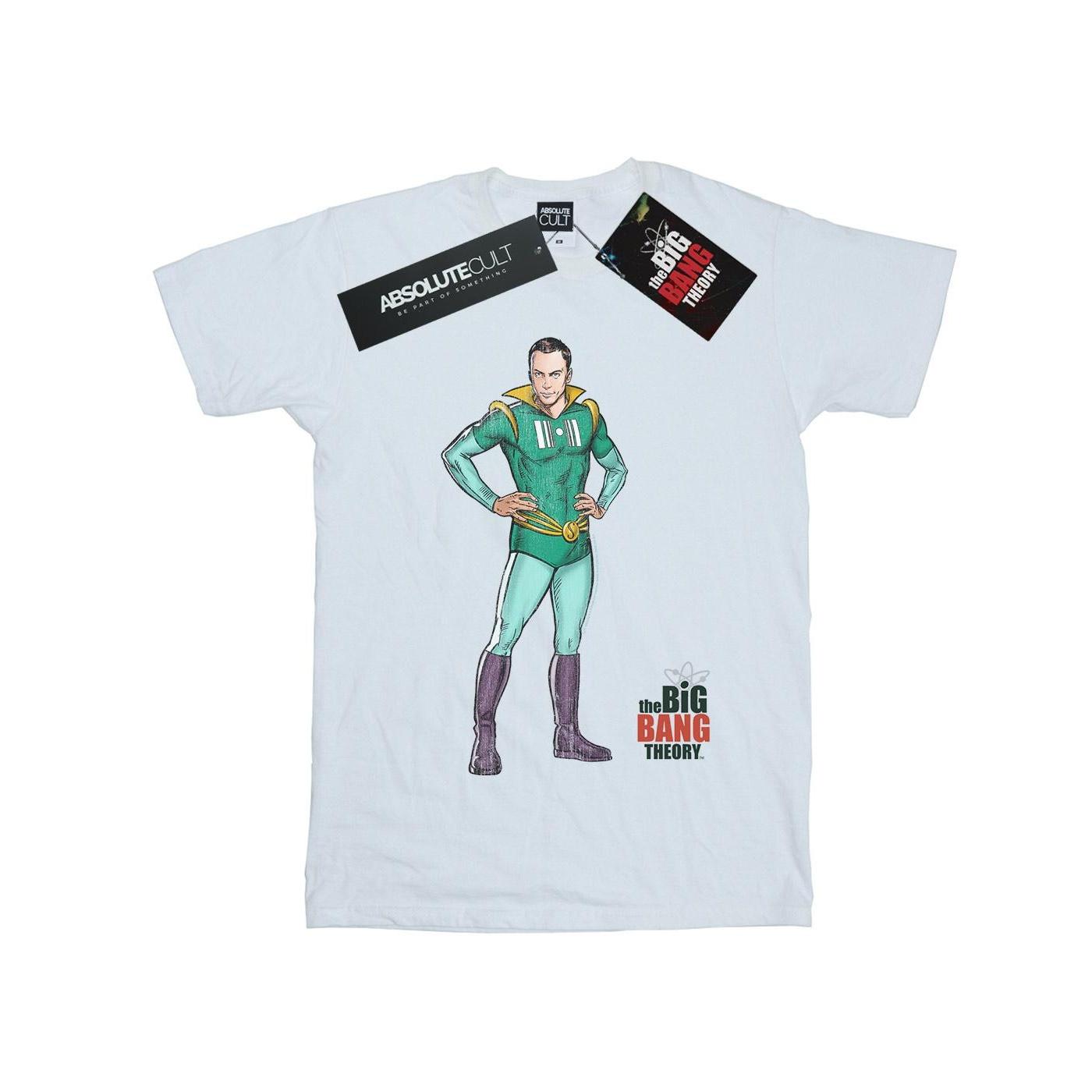 The Big Bang Theory Het Big Bang Theory heren Sheldon superheld T-shirt L