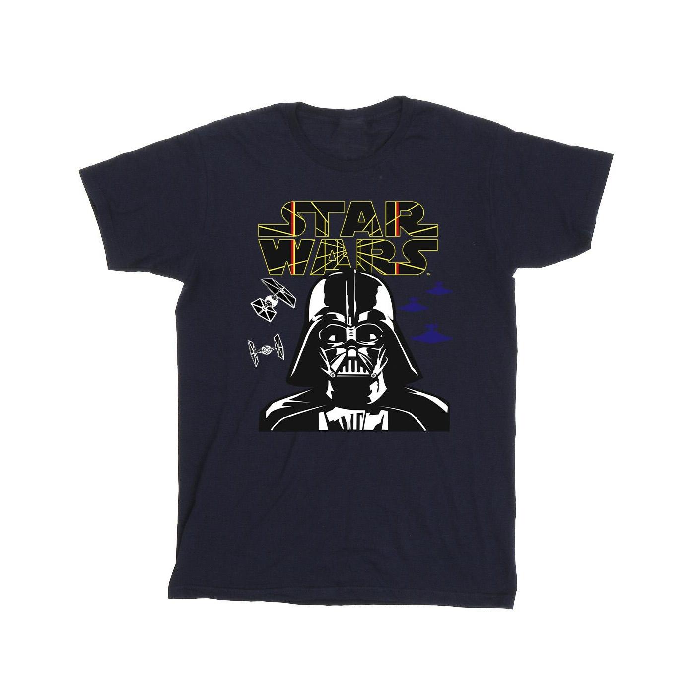 Star Wars heren Darth Vader Comp-logo T-shirt XXL