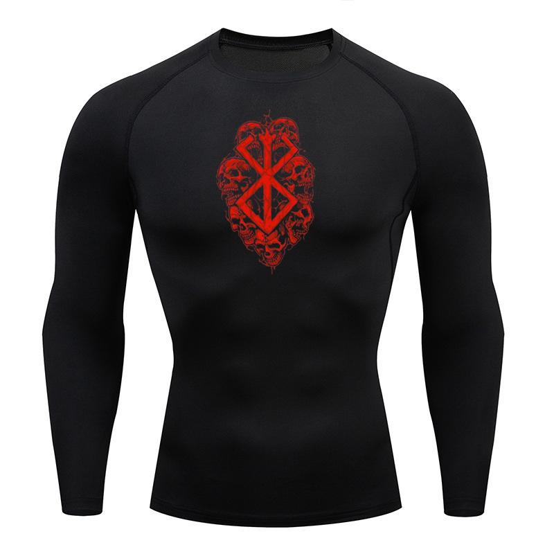 Clothing No.1 Anime Heren Compressie Shirt Fitness Sport Hardloop Tight Gym T-shirts Atletische Workout Snel Drogende Tops T-shirt Zomertop y2k XL