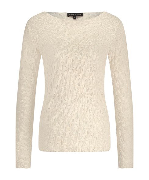 Tramontana brushed stretch lace top c42-17-401 006800