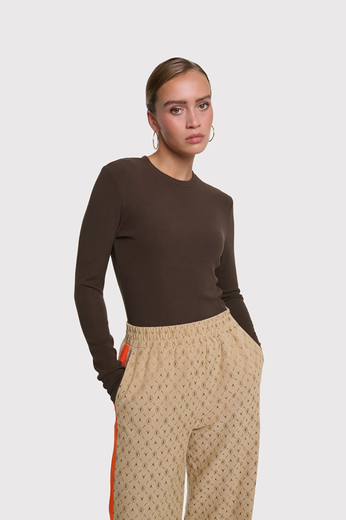 Alix The Label 2508870439 fitted rib longsleeve