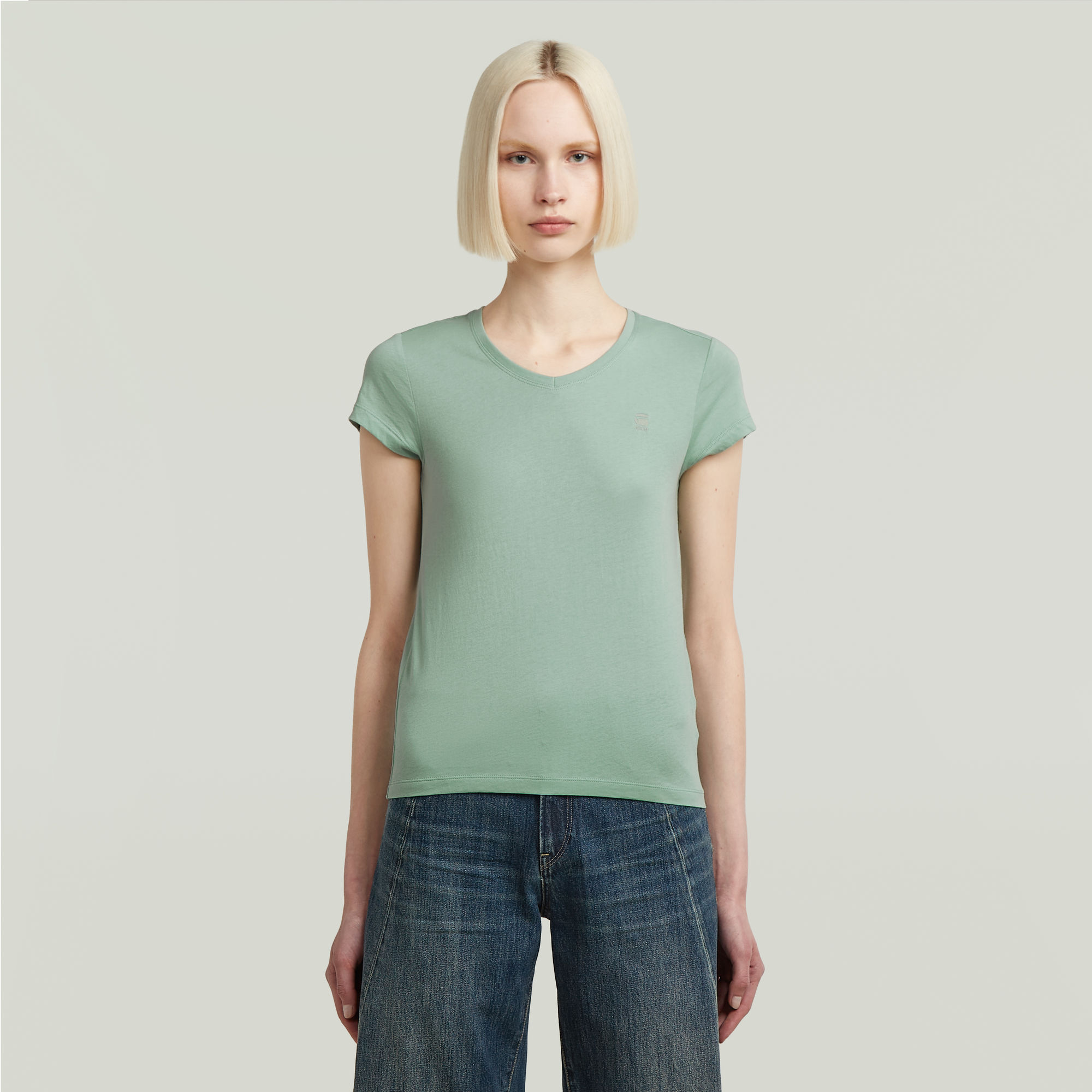 G-Star RAW Eyben Slim V 2.0 T-Shirt - Groen - Dames