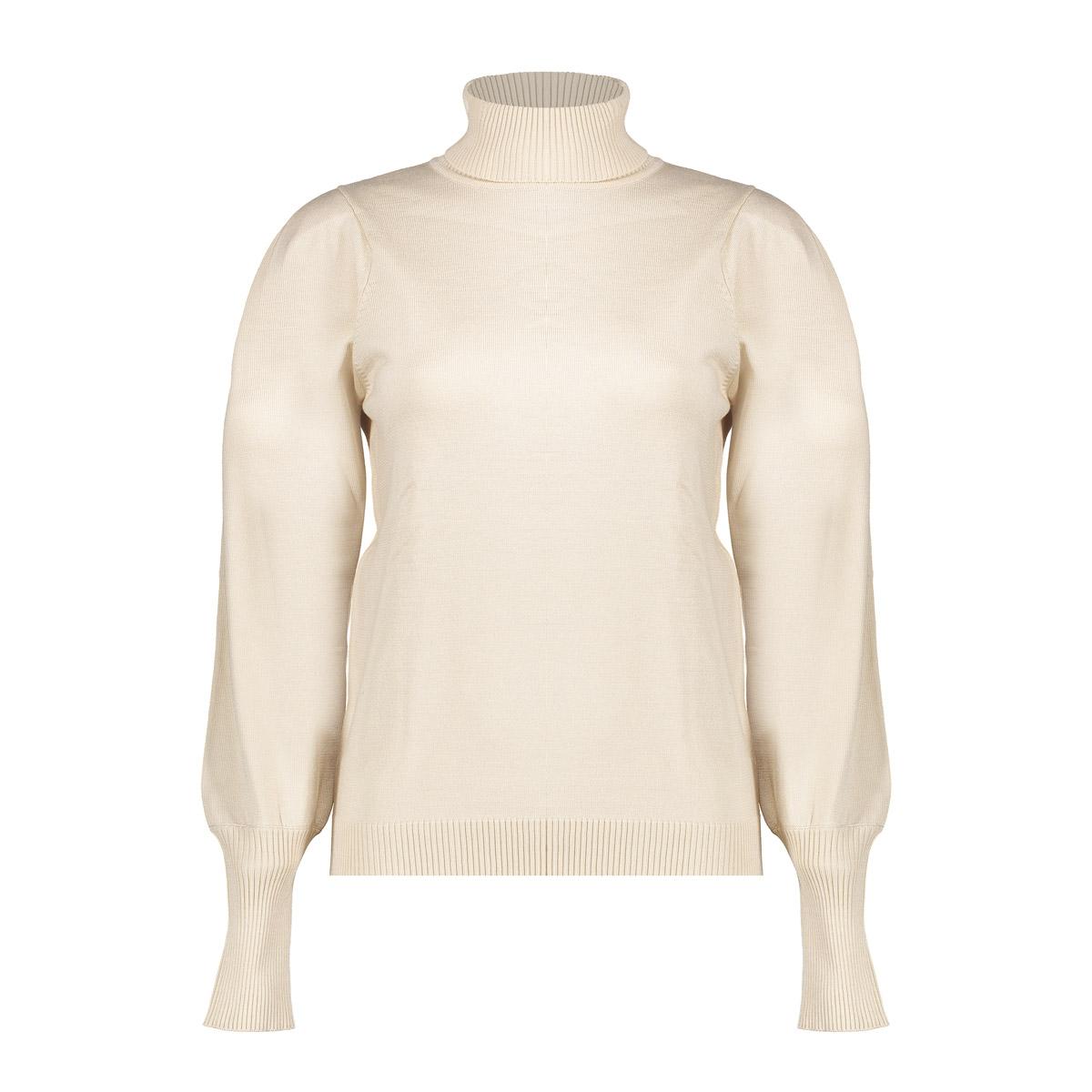 Geisha pullover col pleated shoulder 54533-14 10 off-white