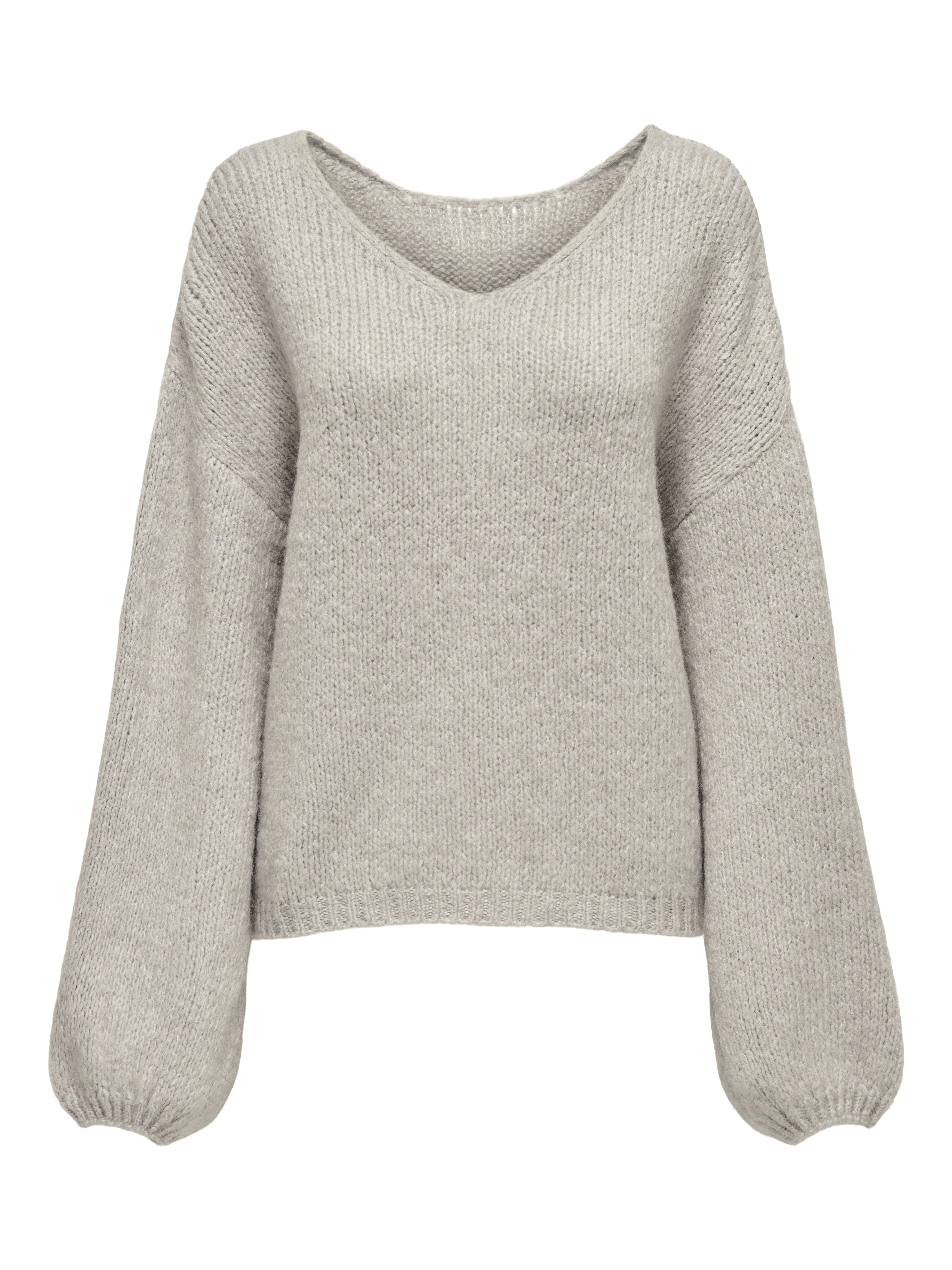 Jacqueline de Yong dinea l/s reversible pullover kn 15334709 chateau gray