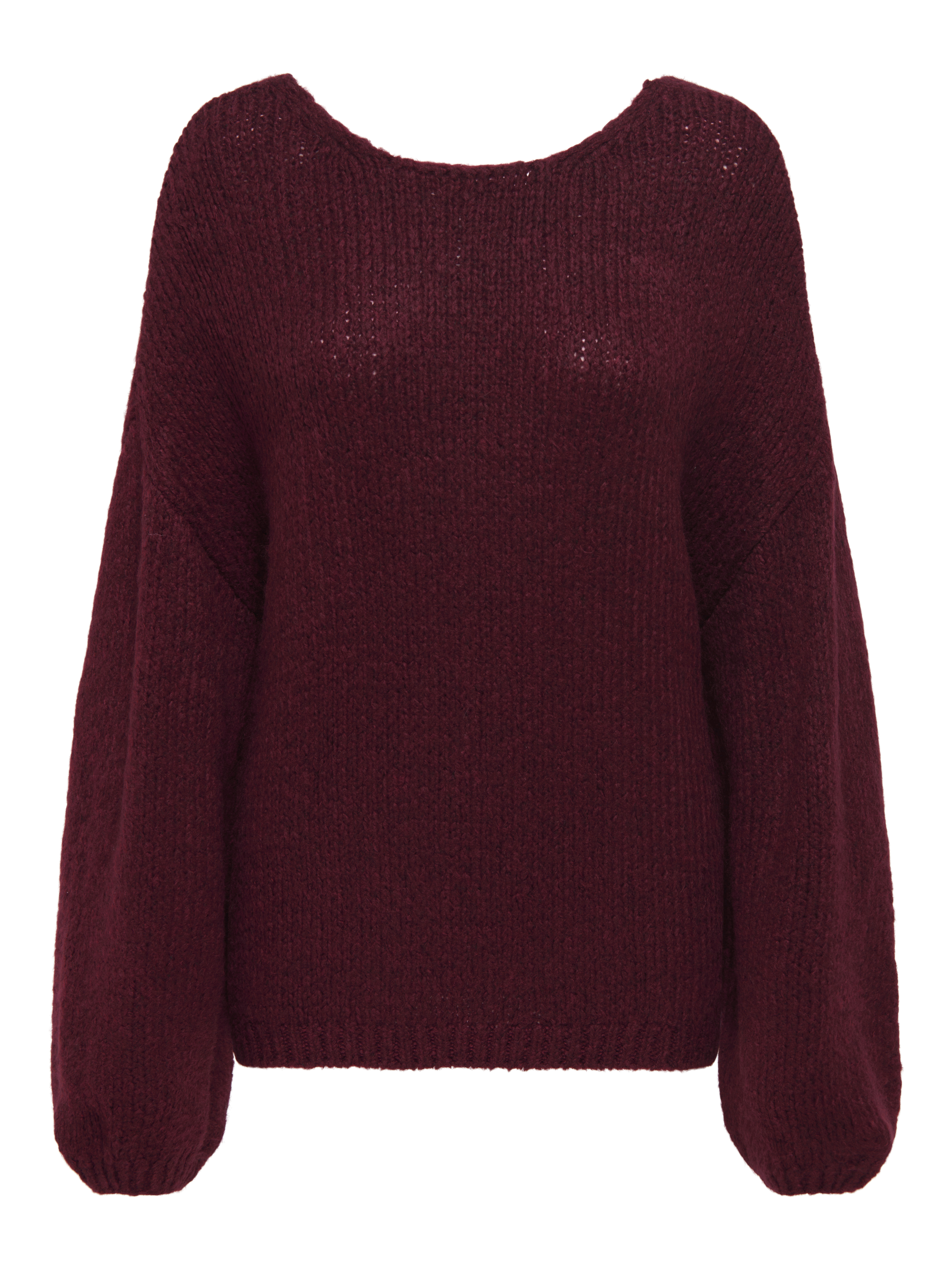 Jacqueline de Yong dinea l/s reversible pullov. knt 15334709 cabarnet