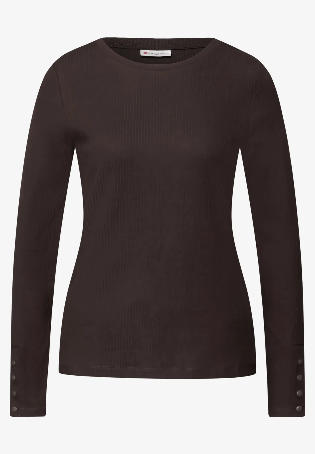 Street One a323988 rib shirt w.buttons at cuffs