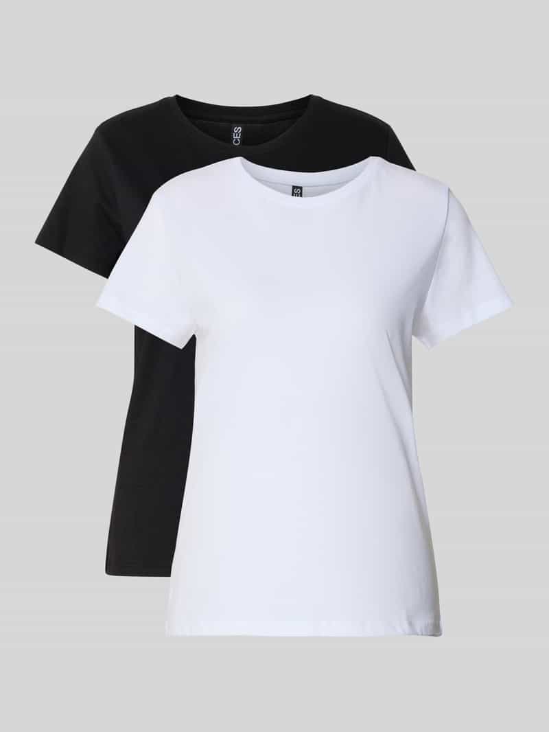 Pieces Shirt met korte mouwen PCAMIRA SS TEE 2-PACK NOOS BC (set, 2-delig)