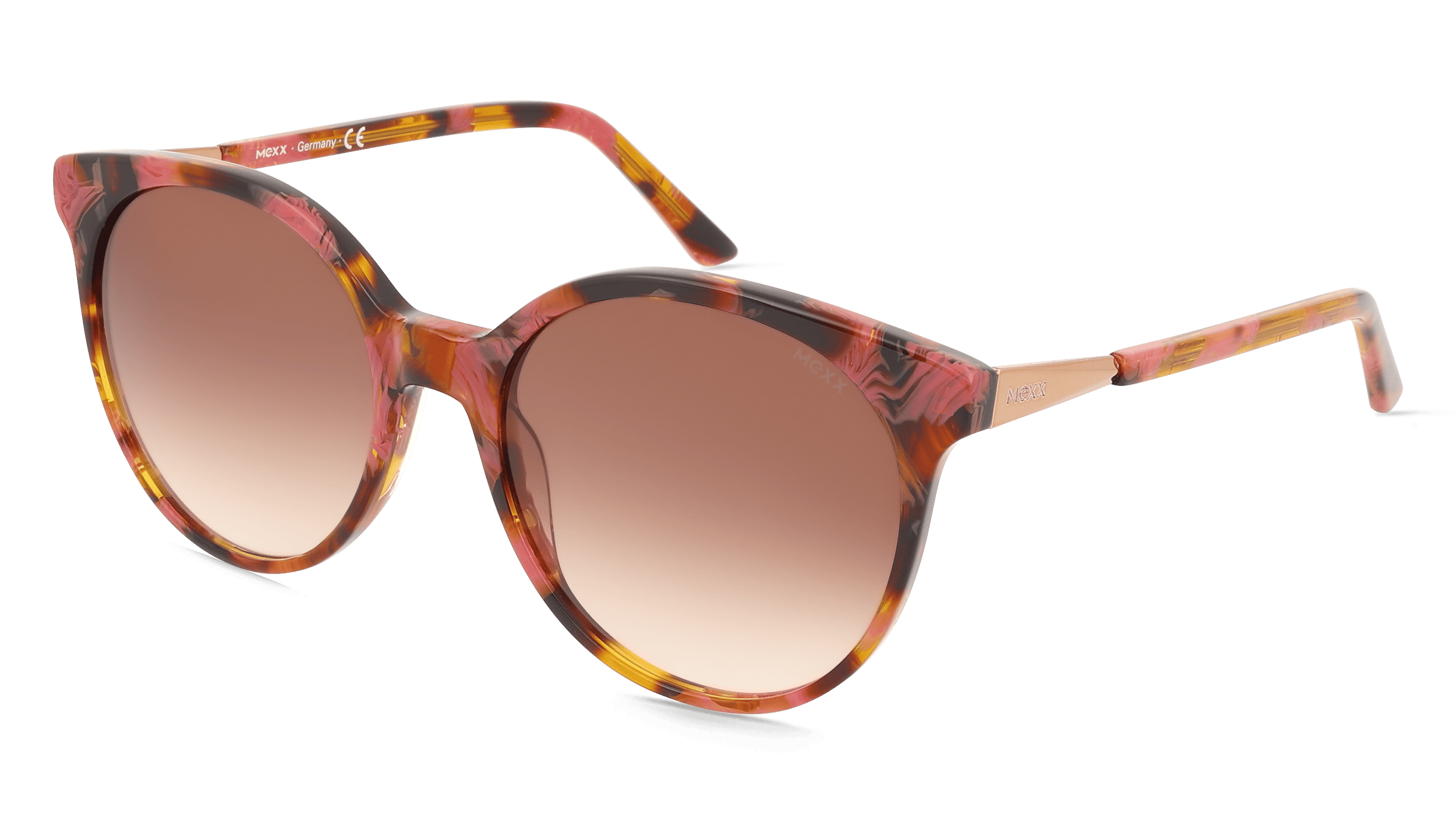 Mexx Eyes 6595 Vrouwen Zonnebril, bruin roze