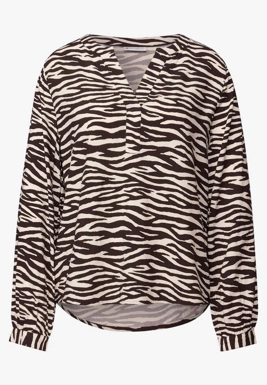 Street One a346047 ltd qr splitneck tunic blouse