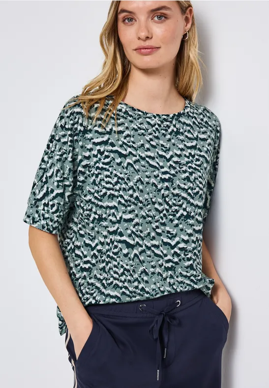 STREET ONE T-shirt met print all-over
