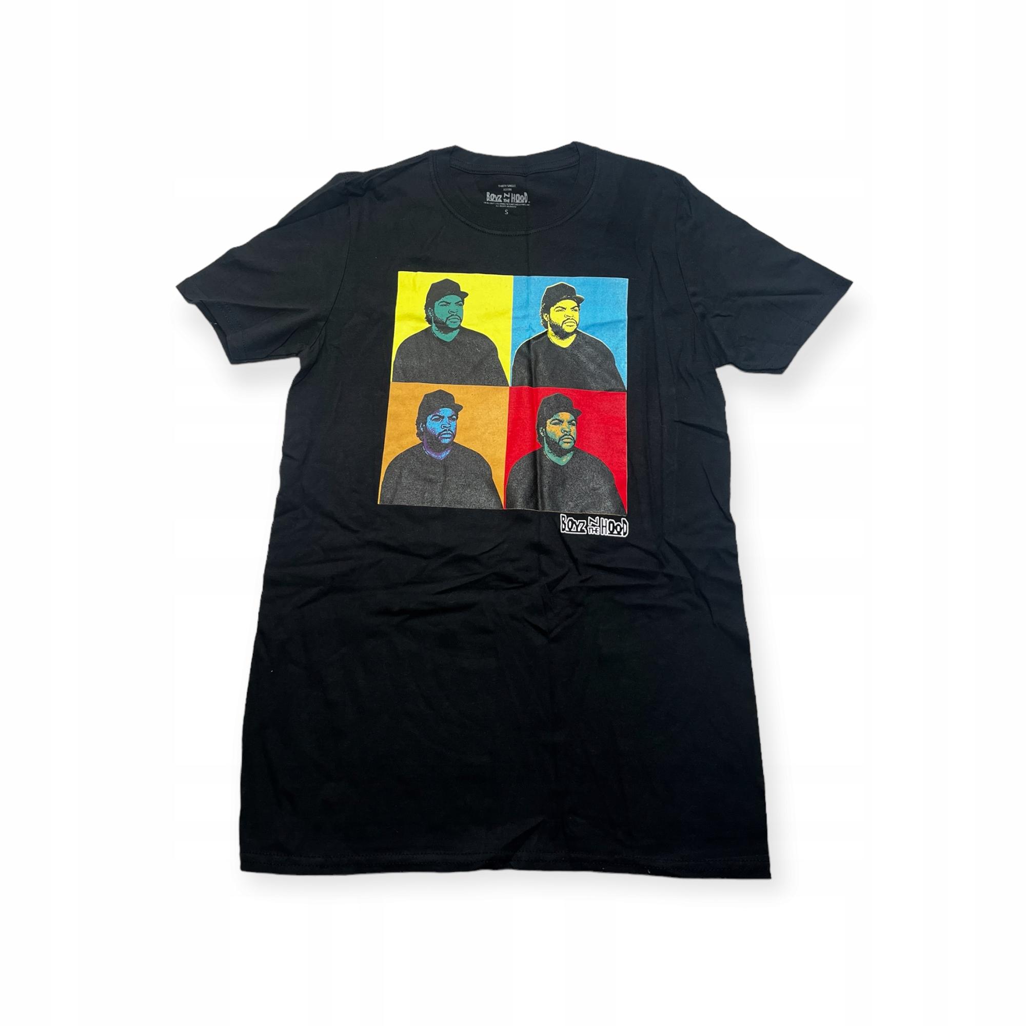 Outletup-clothes Koszulka T-shirt męski okrągły dekolt SPENCER'S nadruk S