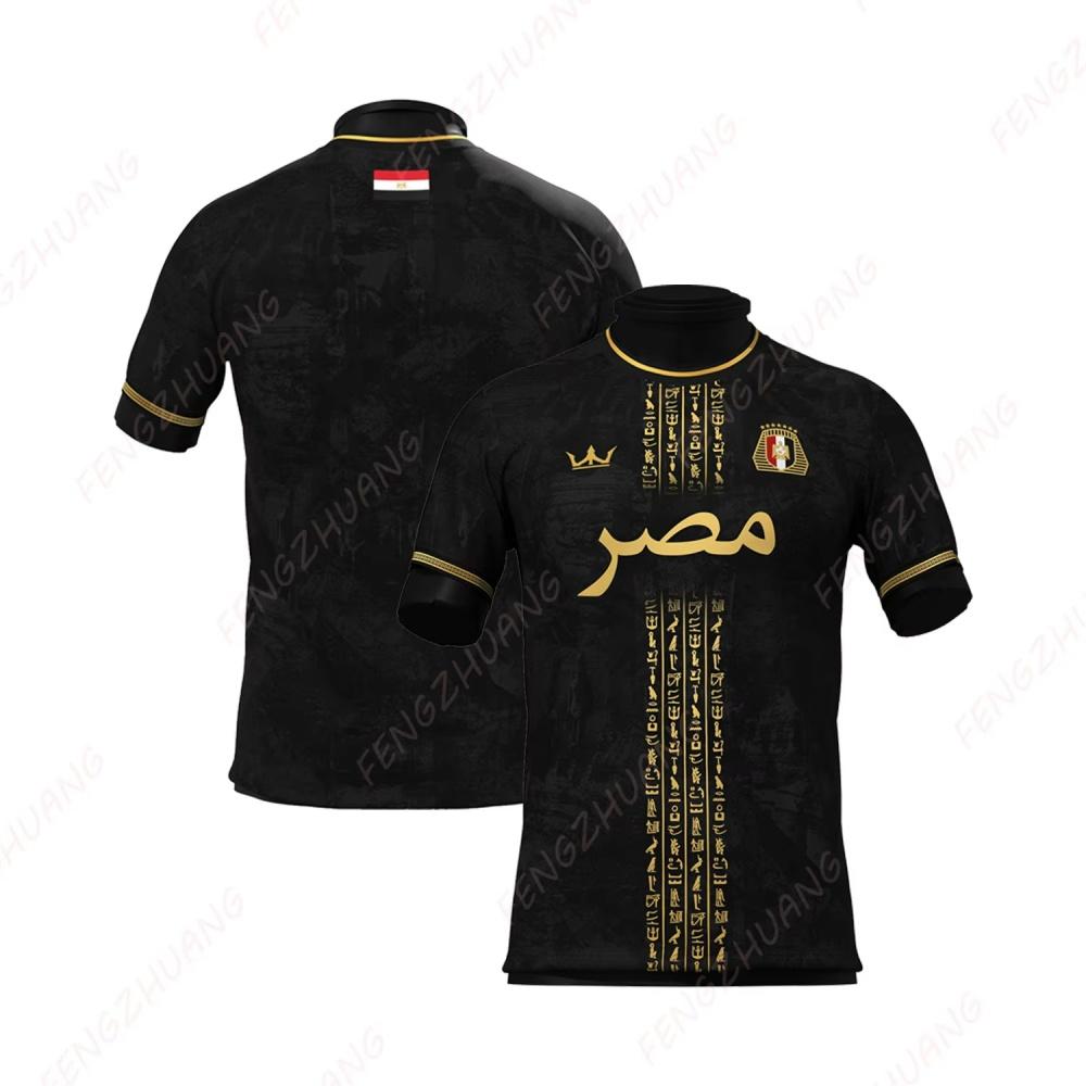 Haijian02 Egypt Football Jersey Unisex Casual Tee Faddish Comfortable T-Shirt 3d Printing High Quality Dry Quickly Men's Women's T-Shirt S