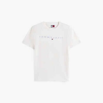 Tommy Jeans T-shirt Korte Mouw  TJM REG LINEAR LOGO TEE