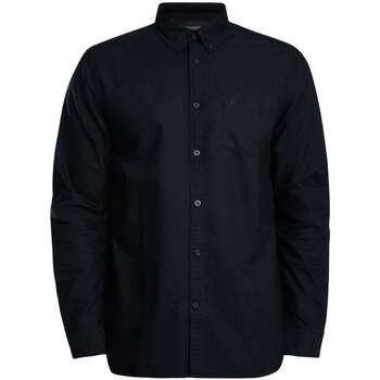 Lyle & Scott Overhemd Lange Mouw Lyle & Scott Tonal Eagle Plain Oxford Shirt