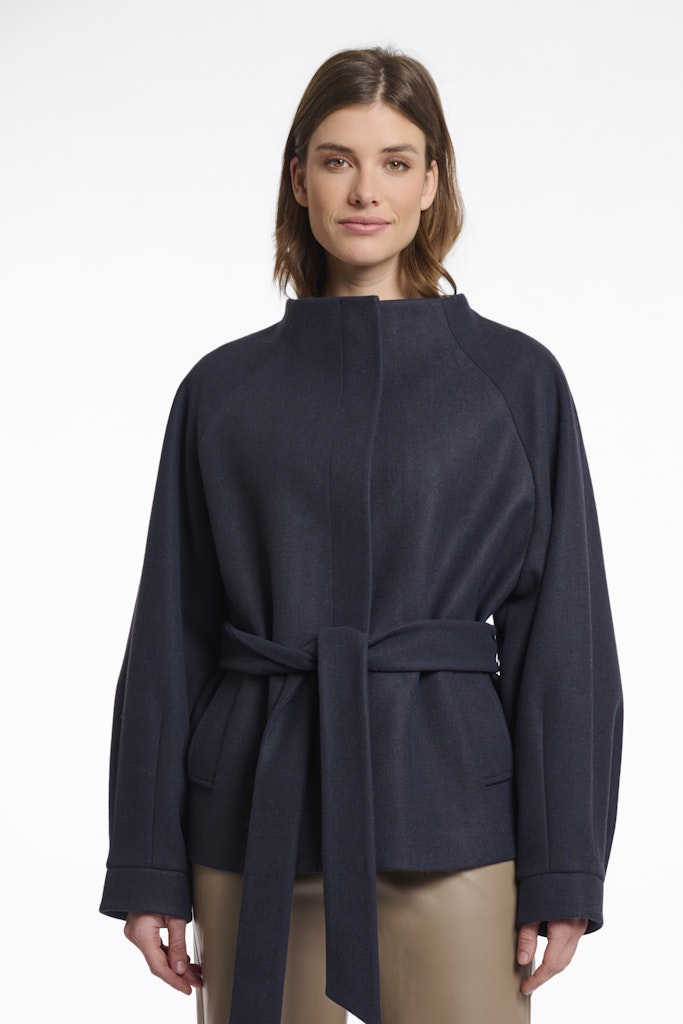 Rino & Pelle short coat with collar cornelia.7002511 navy