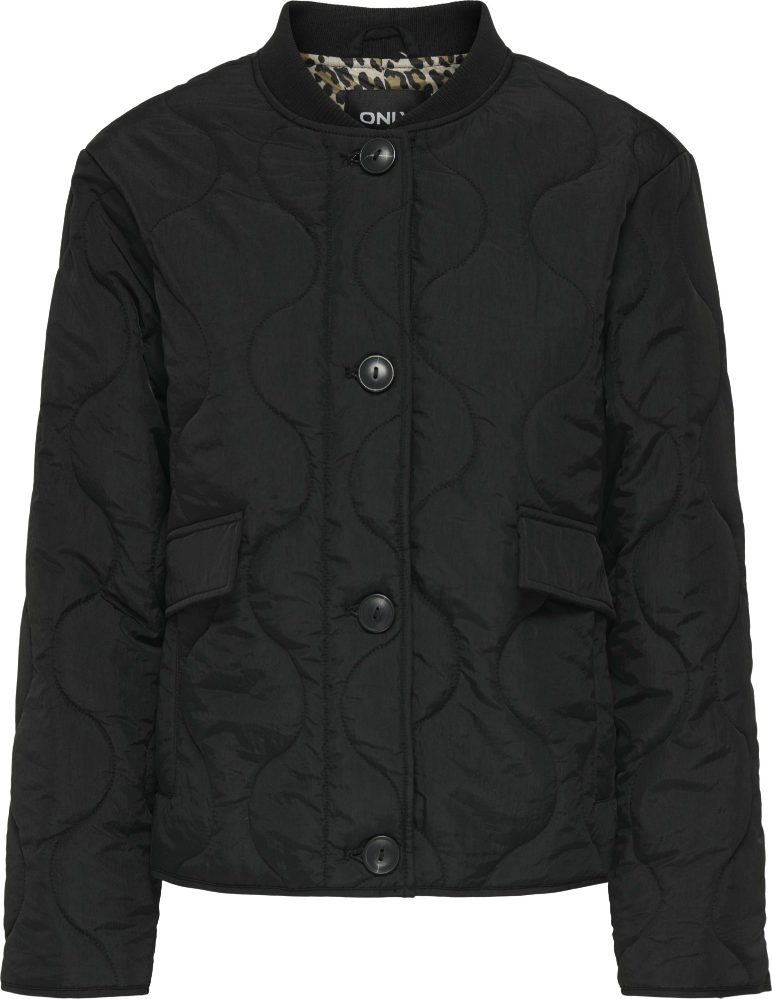 Only Onlsalsa leo jacket cs otw black/leo