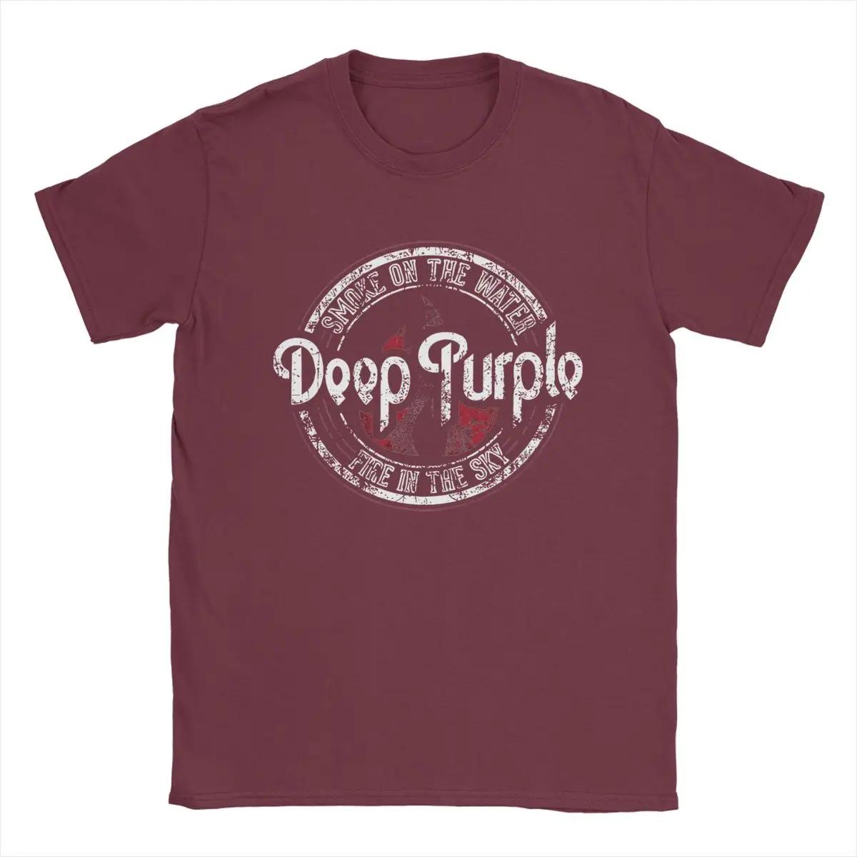 Comfortable season Dieppaars T-shirt voor heren, nieuwigheid, 100% katoenen T-shirt, ronde kraag, korte mouwen, cadeau-idee, kleding XXXXXL