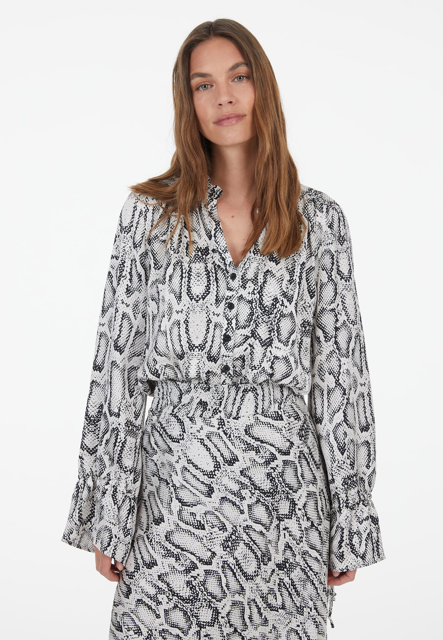 MARC AUREL Bluse mit Snakeprint