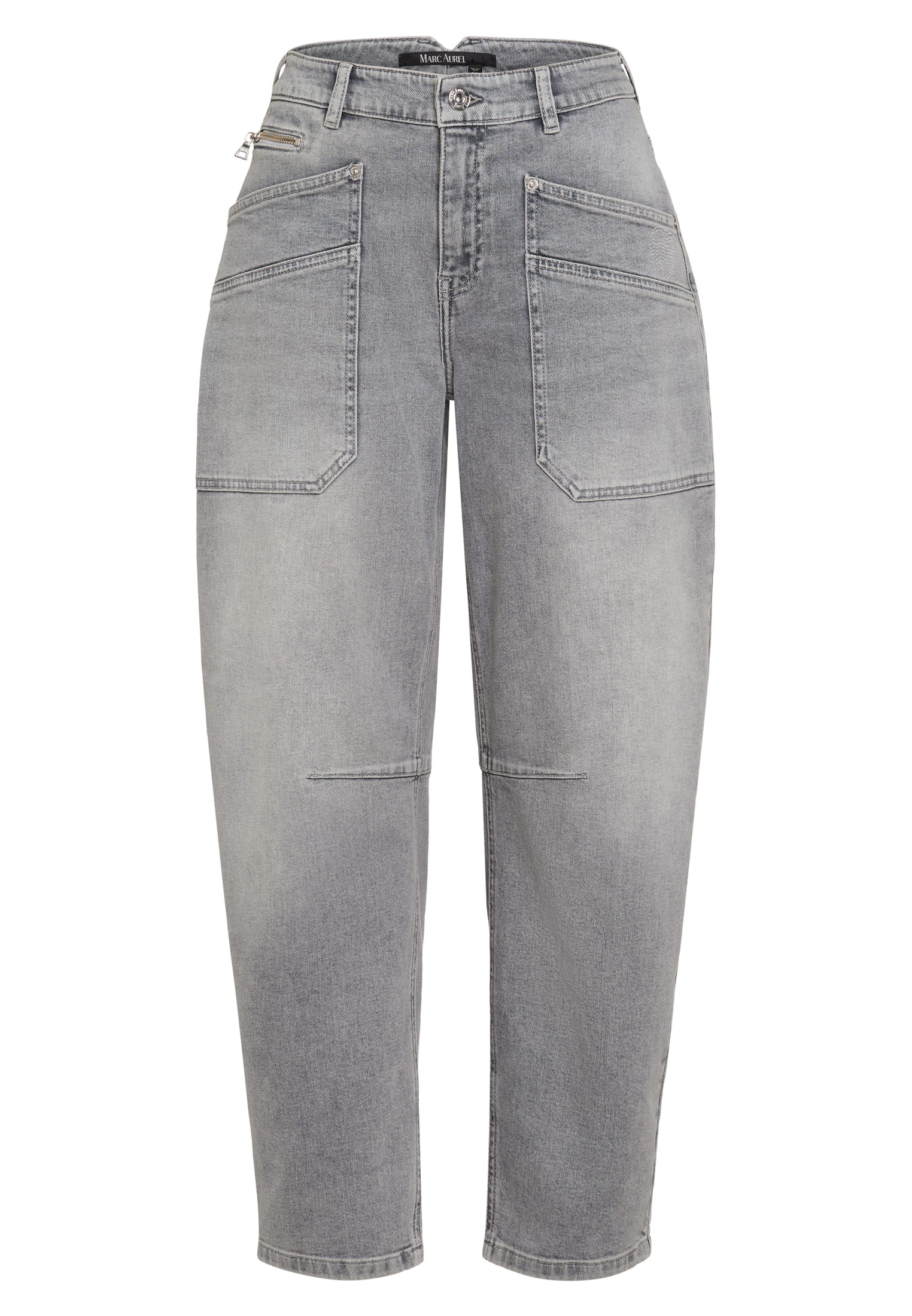 MARC AUREL Jeans mit Schmuckbändern
