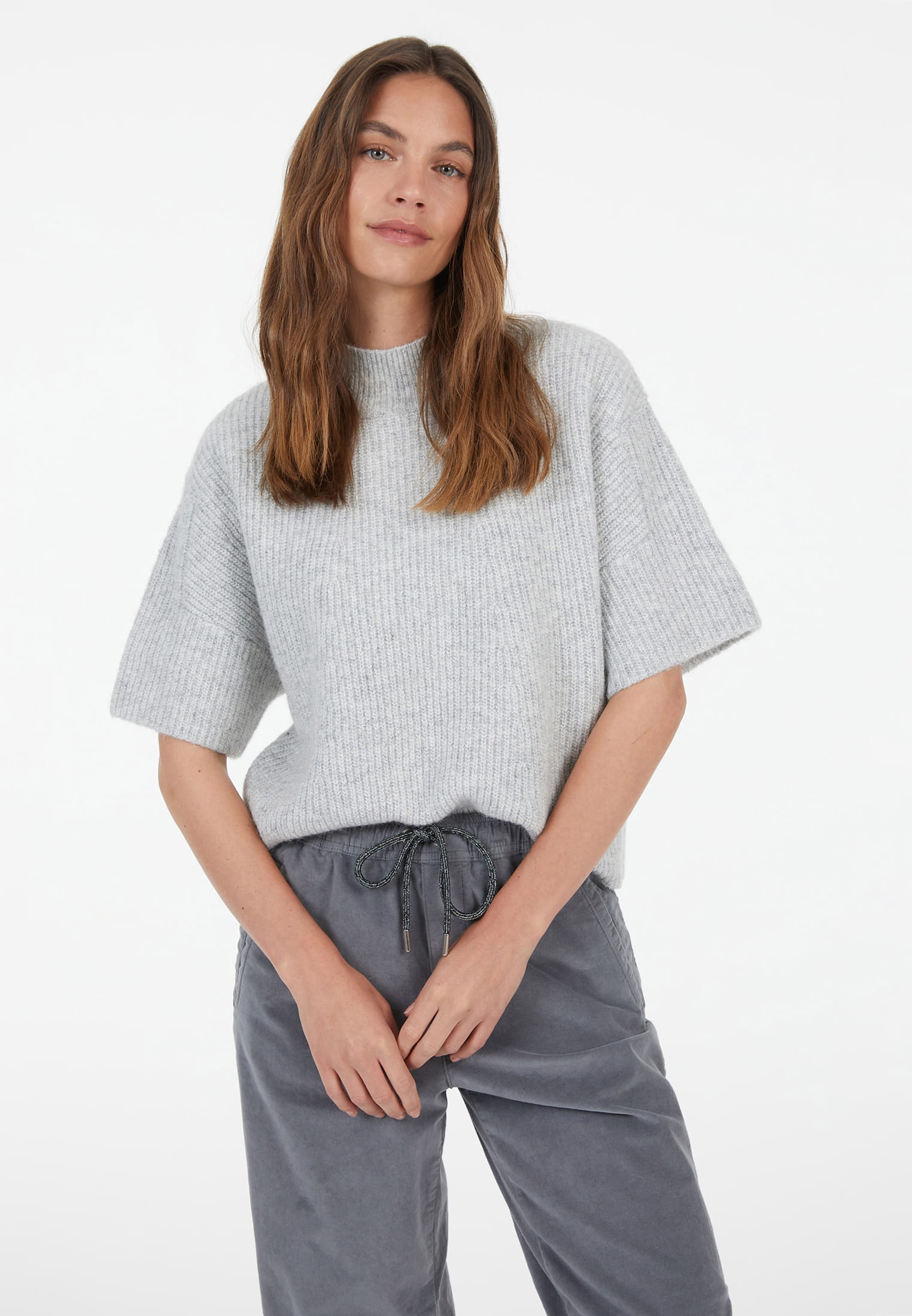 MARC AUREL Pullover mit kurzem Arm