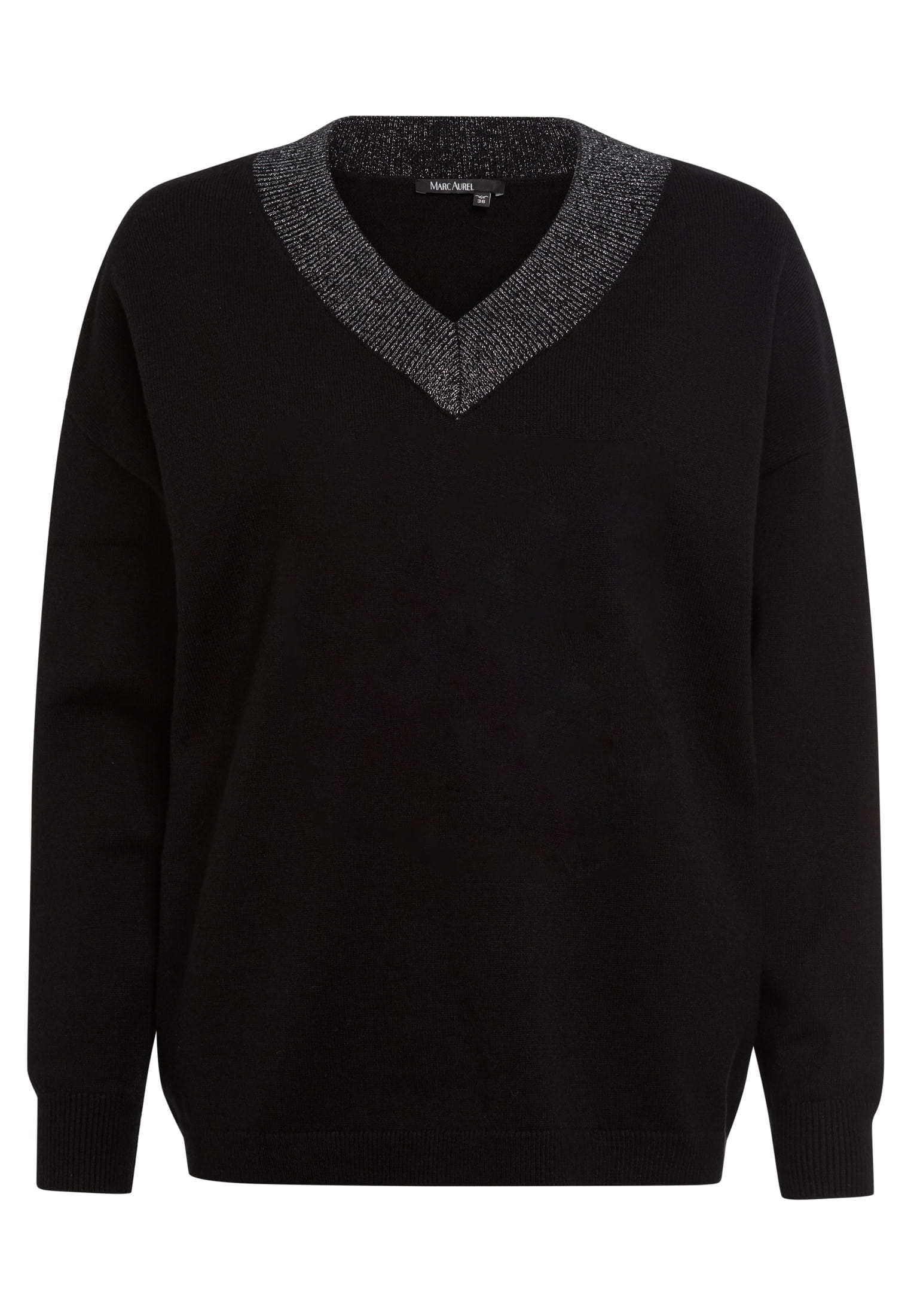 MARC AUREL Pullover mit V-Ausschnitt
