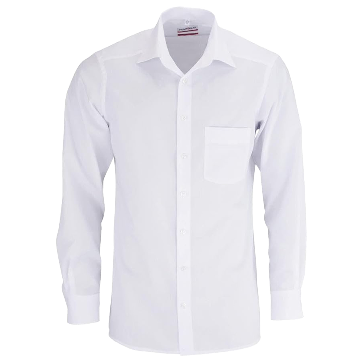 Marvelis Heren poplin slim extra lang overhemd