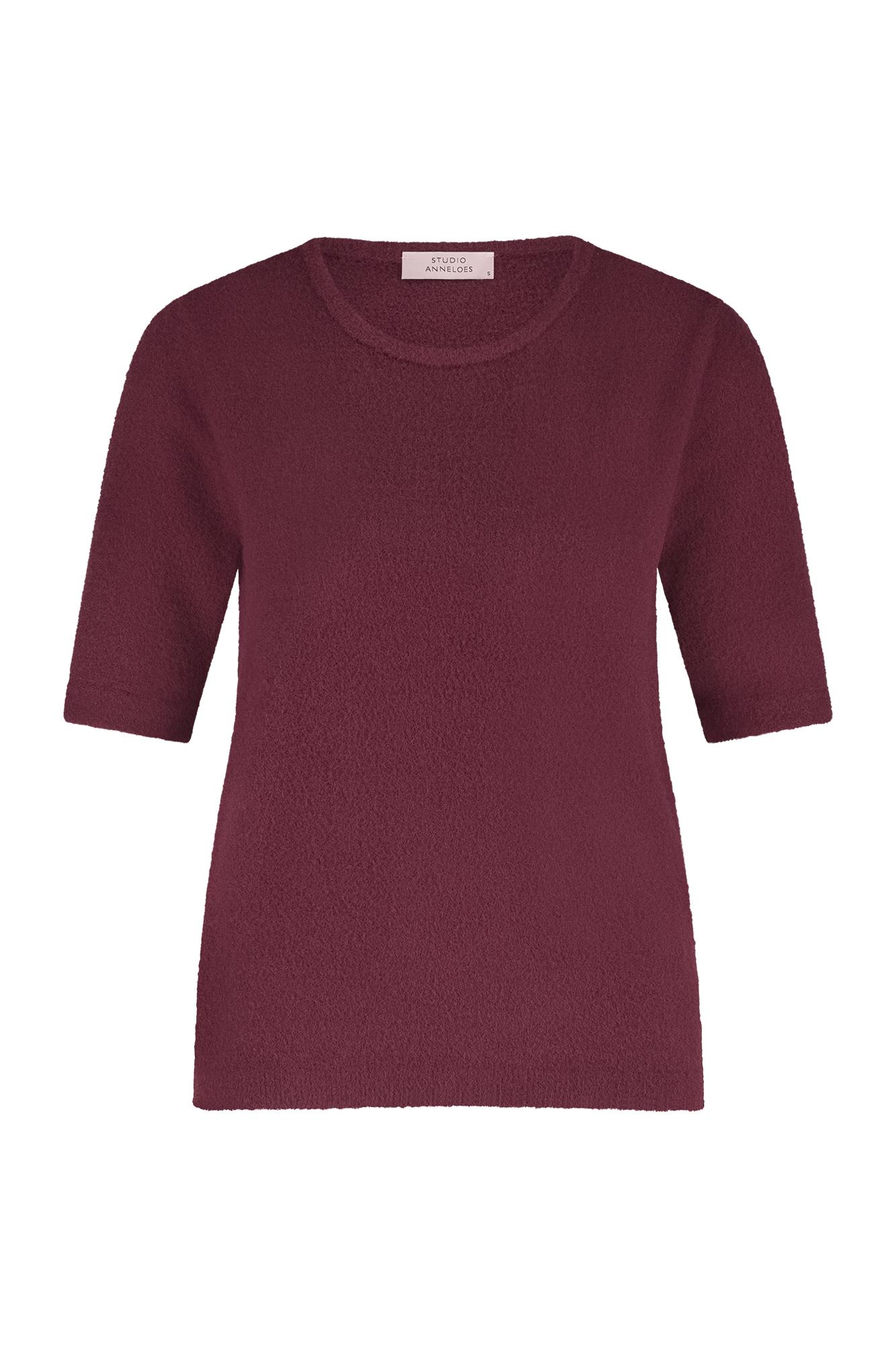 Studio Anneloes felica soft pullover 13137 3002 bordeaux