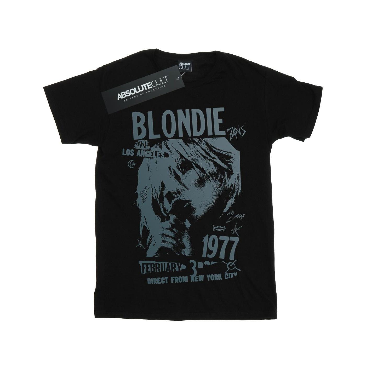 Blondie Heren Tour 1977 borst-T-shirt M
