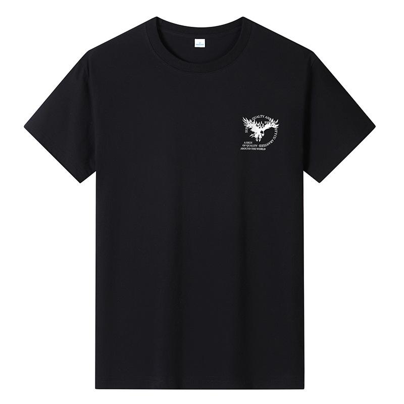 Bistrota Groot formaat puur katoenen heren T-shirt met korte mouwen voor jongens 6XL