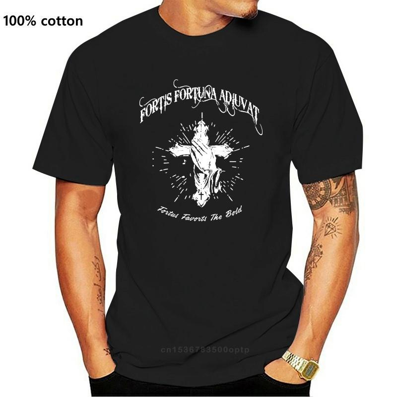 Nice T-Shirts Fortis Fortune Adiuvat John Wick Movie C Forts Popular Tagless Tee T Shirt 014354 3XL