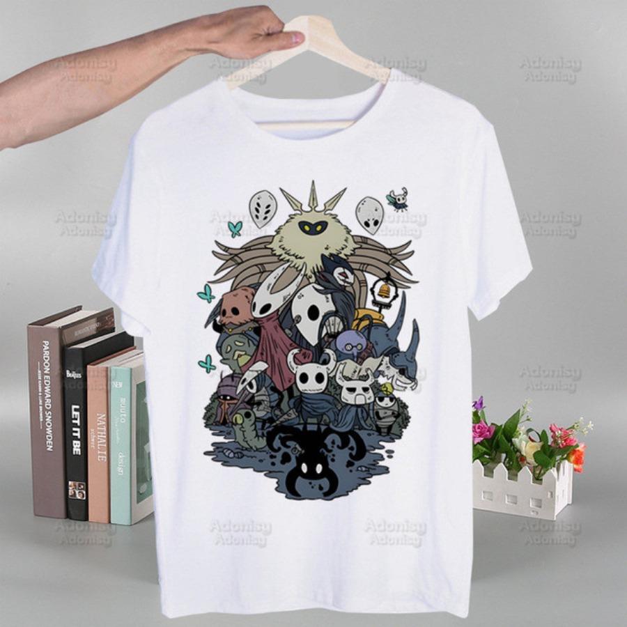 Chaokebang Hollow Knight T-shirt Mode 3D Print T-shirt Zomer Heren Nieuwigheid Korte Mouw Game Cartoon Heren T-shirt Heren Grappige Tops S
