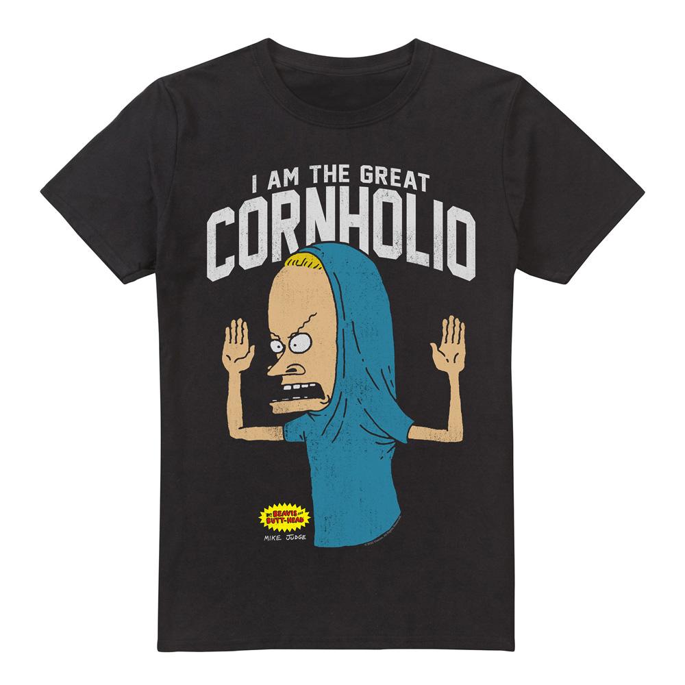 Pertemba FR - Apparel Beavis & Butthead Heren Cornholio T-shirt M zwart