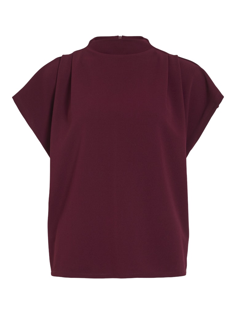 Vila Vimerlano funnelneck ss top bordeaux