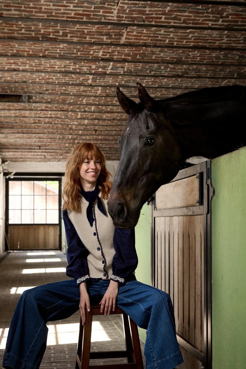 Améline Wijde Jeans Met Hoge Taille