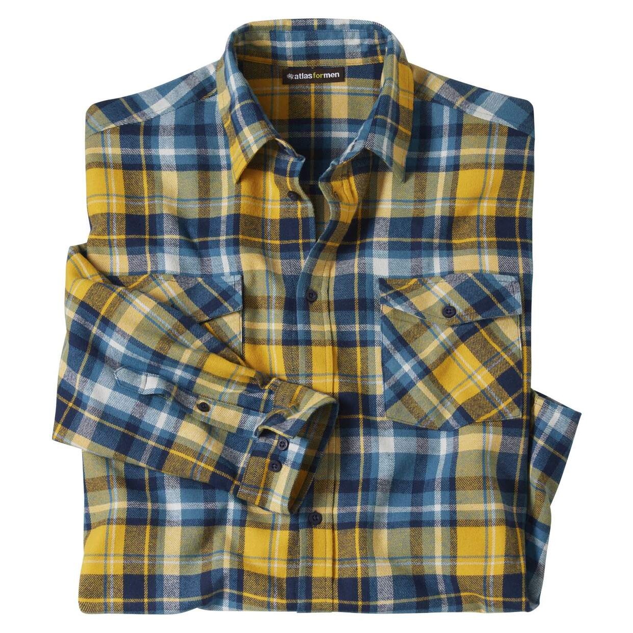 Atlas For Men Heren geruit flannel shirt