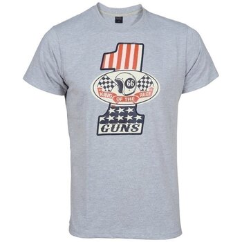 Guns T-shirt Korte Mouw  ONE__GREY