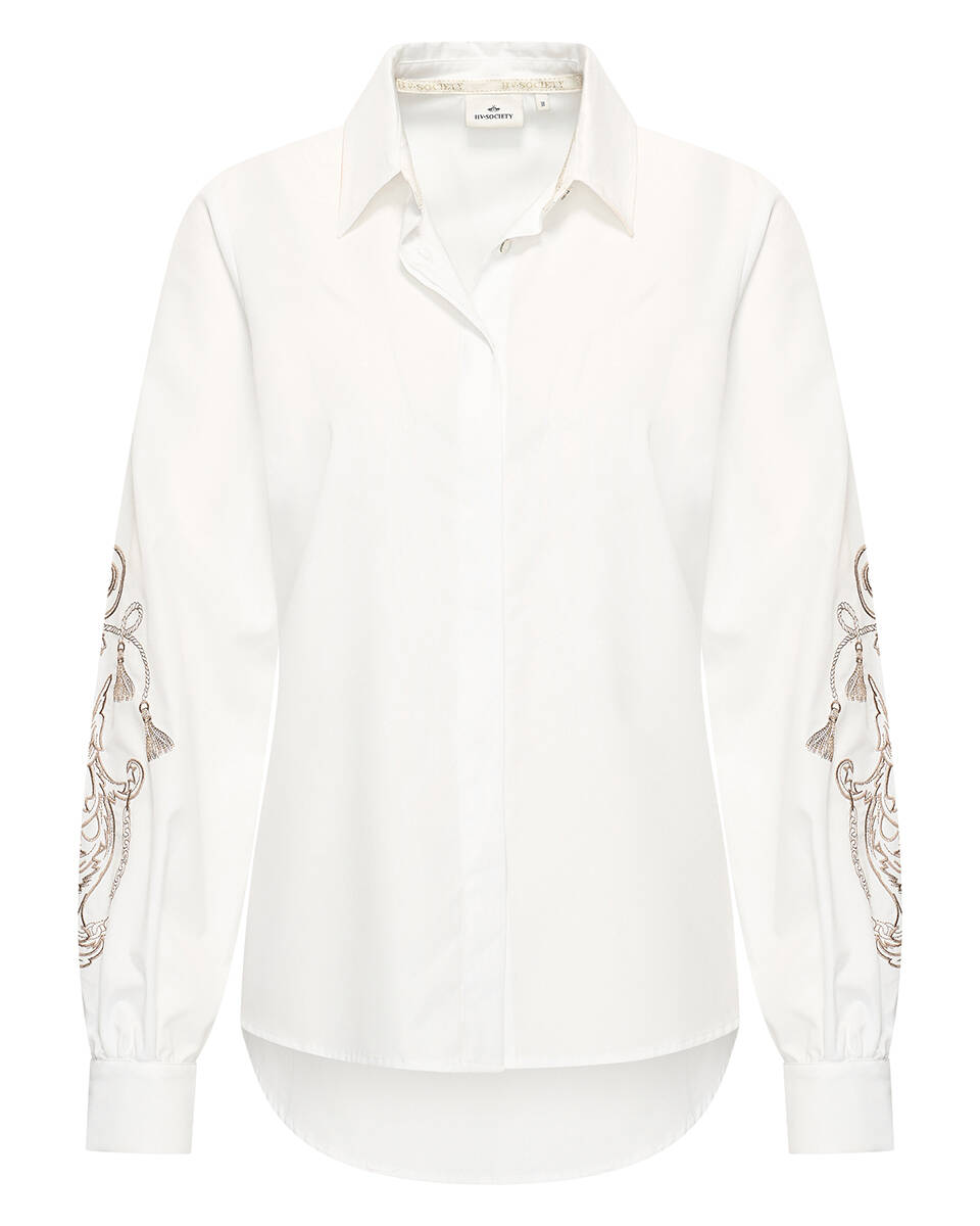 HV Polo Blouse lange mouw 0404103758 zett