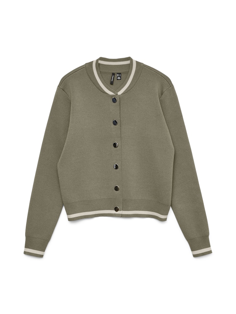 Vero Moda Vmevelijn ls bomber knit cardigan exp olijf